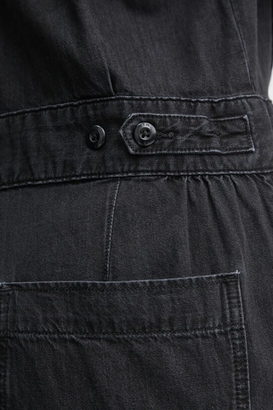 G-Star salopetă jeans D25317.D540 negru