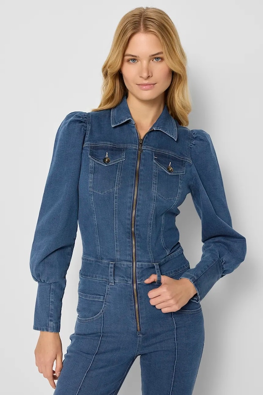 Bizuu kombinezon jeansowy HENNI HENNI.NIEBIESKI.AW24 granatowy AW24