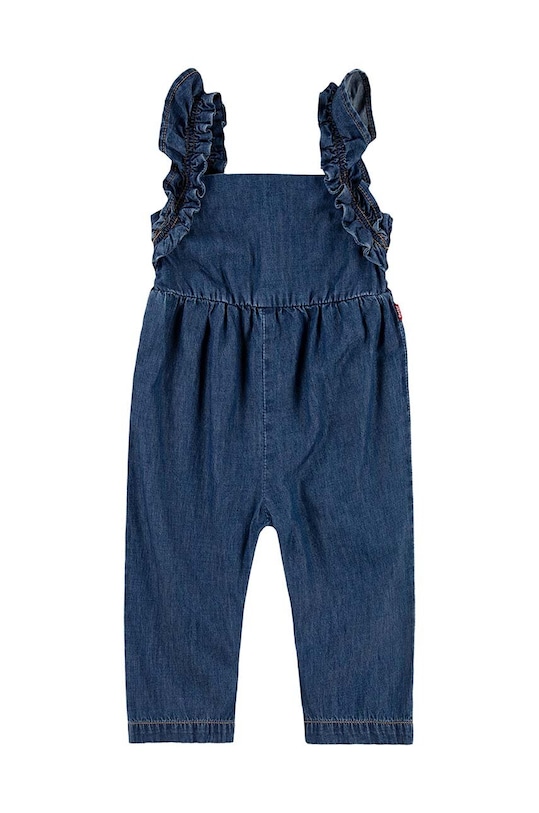 Levi's kombinezon niemowlęcy RUFFLE STRAP JUMPSUIT krótki zielony 1EK963