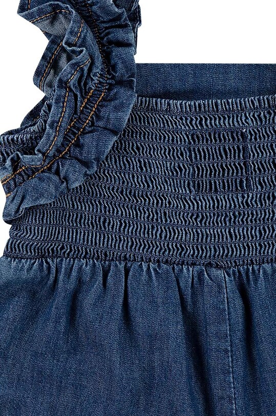 Dziewczynka Levi's kombinezon niemowlęcy RUFFLE STRAP JUMPSUIT 1EK963 zielony