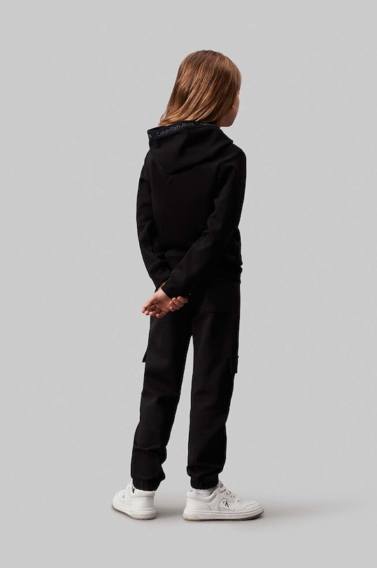 Calvin Klein Jeans spodnie dresowe dziecięce TERRY CARGO IB0IB02121.9BYH