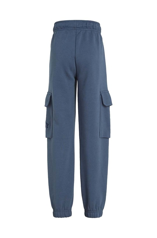 Chłopiec Tommy Hilfiger spodnie dresowe bawełniane dziecięce VARSITY EMBR CARGO KB0KB09120.9BYH.128.176 granatowy