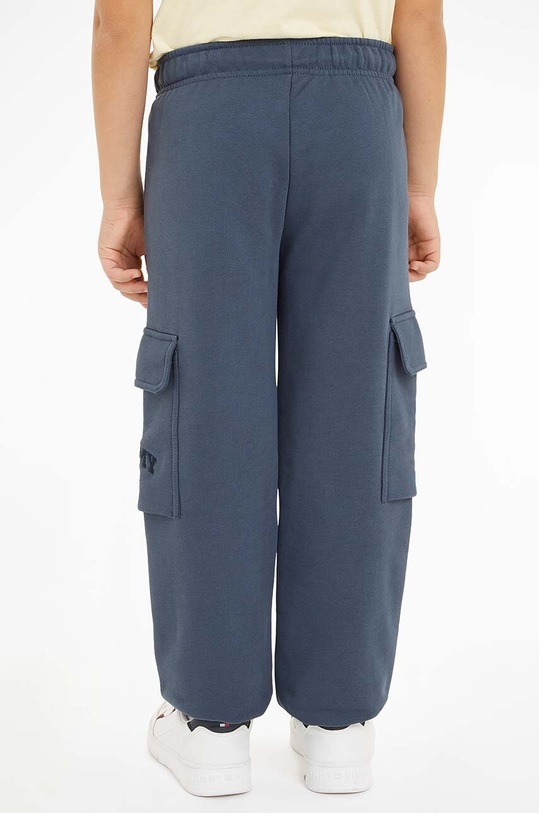 Tommy Hilfiger spodnie dresowe bawełniane dziecięce VARSITY EMBR CARGO KB0KB09120.9BYH.128.176