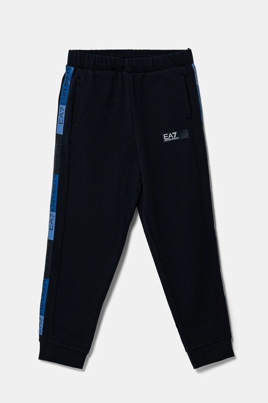 EA7 Emporio Armani pantaloni de trening pentru copii tricotaj albastru 6DBP60.BJEXZ