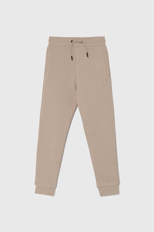 Dětské tepláky Guess pletenina béžová L2YQ46.KAIJ1.9BYH