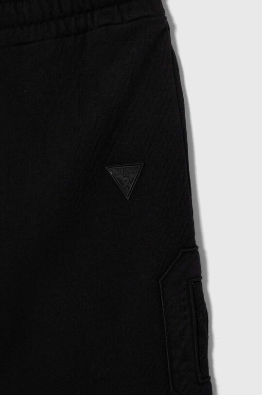 Băieți Guess pantaloni de trening din bumbac pentru copii L4YQ13.KAD73.9BYH negru