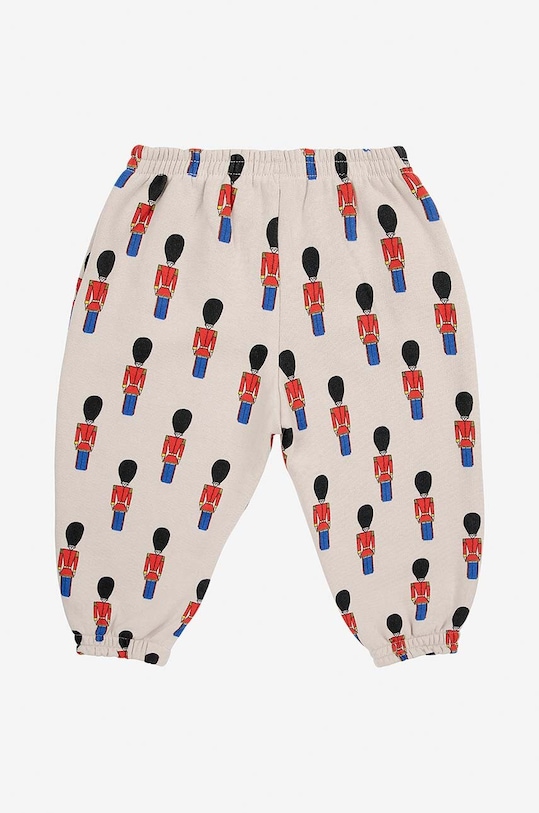 Хлопчик Бавовняні штани для немовлят Bobo Choses Little Tin Soldier 224AB064 бежевий
