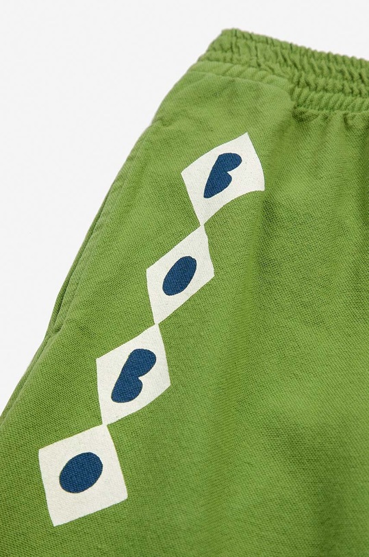 Bobo Choses pantaloni tuta in cotone bambino/a Diamonds verde 224AC091
