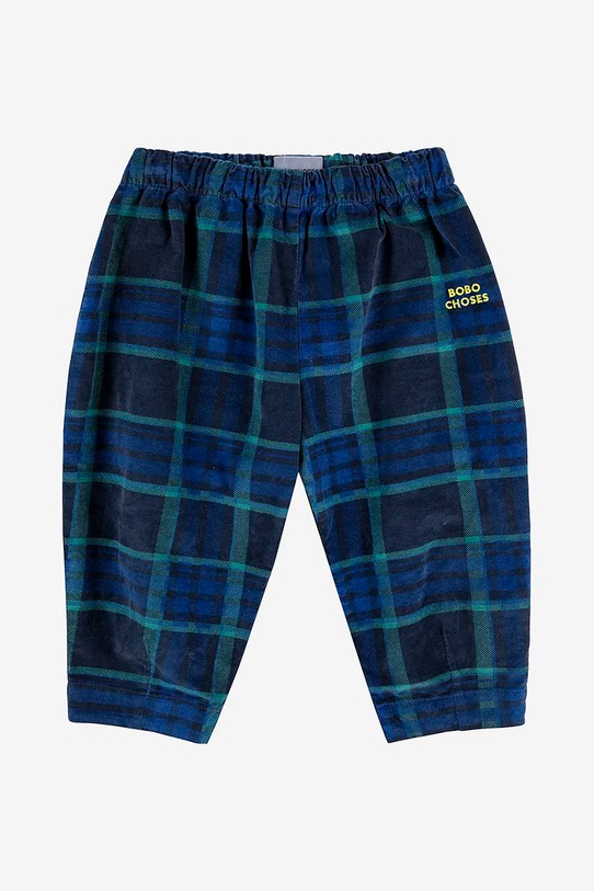 Dětské kalhoty Bobo Choses 224FB004 námořnická modř AW24