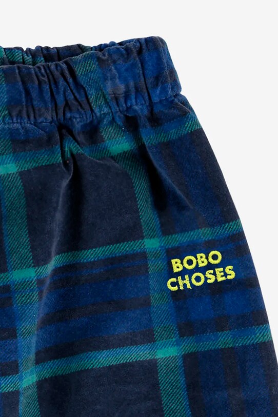 Băieți Bobo Choses pantaloni copii 224FB004 bleumarin