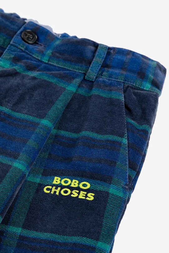 Bobo Choses pantaloni copii bleumarin 224FC008