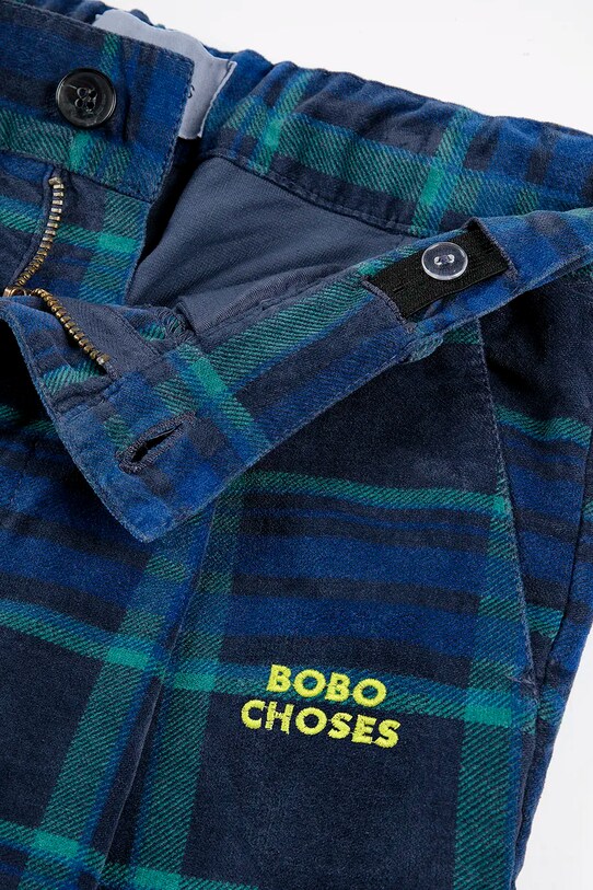 Bobo Choses pantaloni copii 224FC008 bleumarin