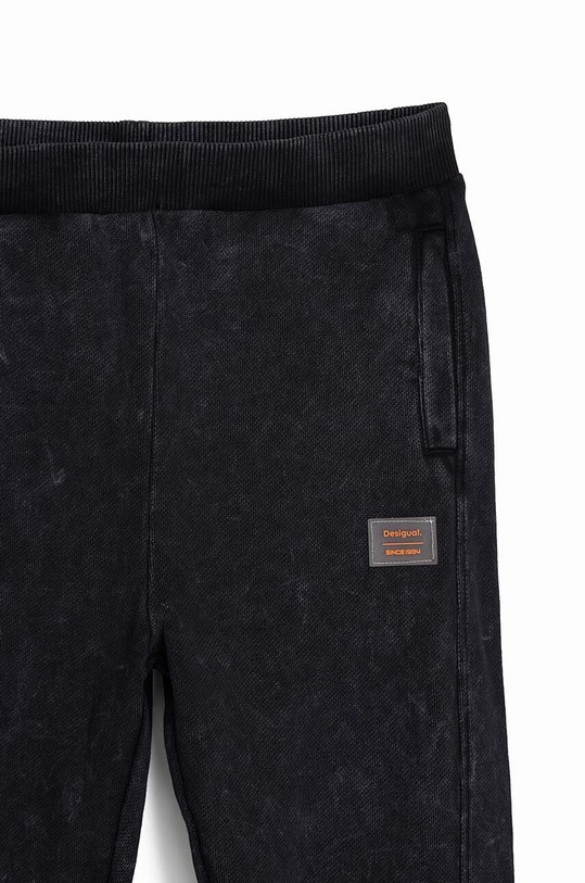 Desigual spodnie dresowe bawełniane dziecięce HULK 24WBPK04 zielony