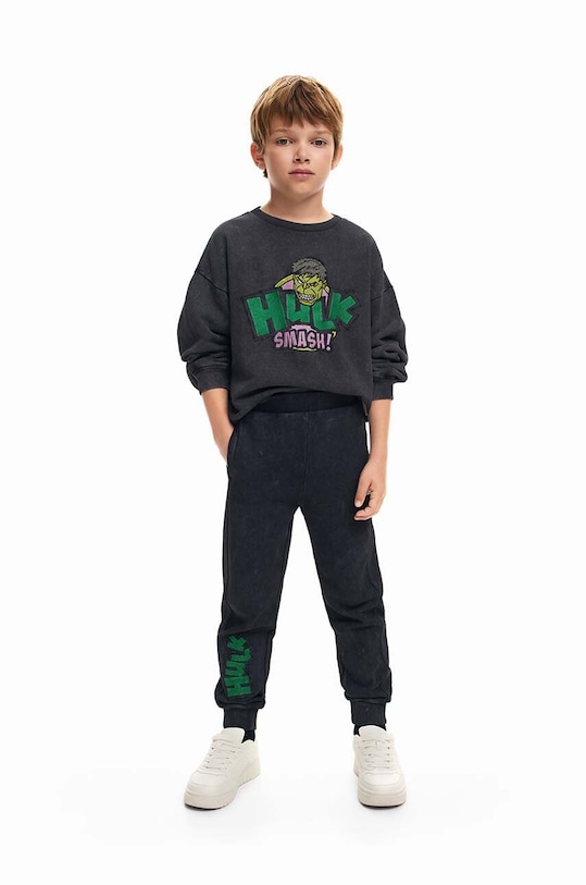 Desigual spodnie dresowe bawełniane dziecięce HULK 24WBPK04