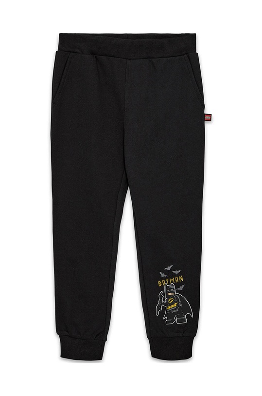 Dječji pamučni donji dio trenirke Lego LWPHILO 601 12011326 crna AW24