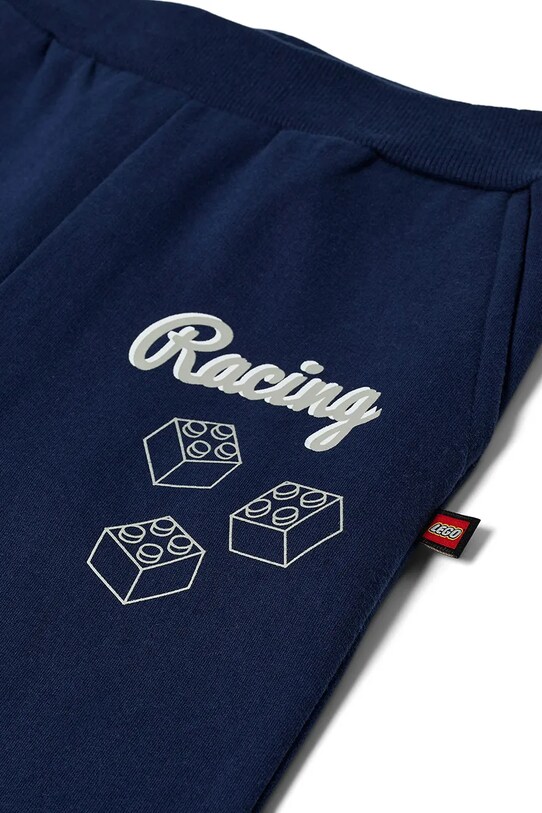 Chłopiec Lego spodnie dresowe bawełniane dziecięce LWPHILO 703 12011358 granatowy