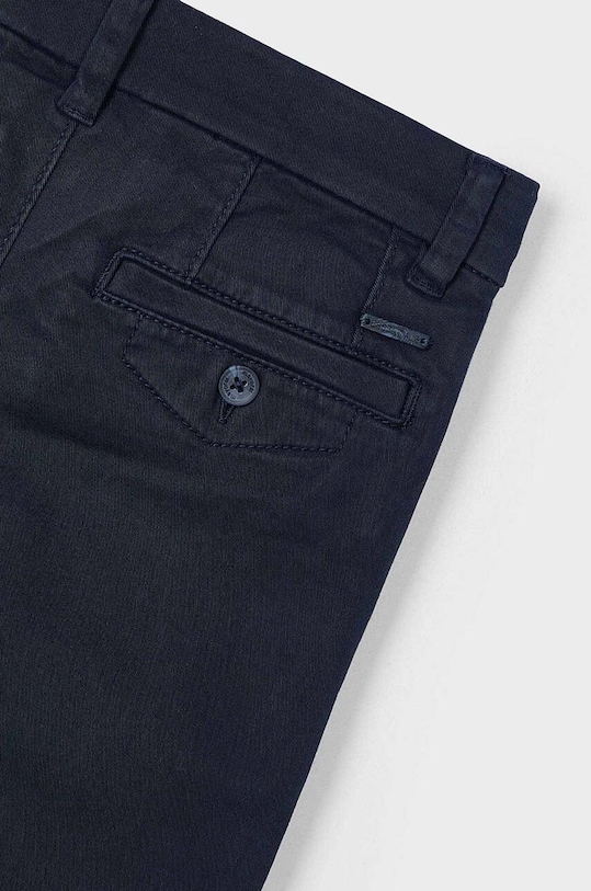 Mayoral pantaloni de bumbac pentru copii 513.5B.Mini.9BYH bleumarin AW24