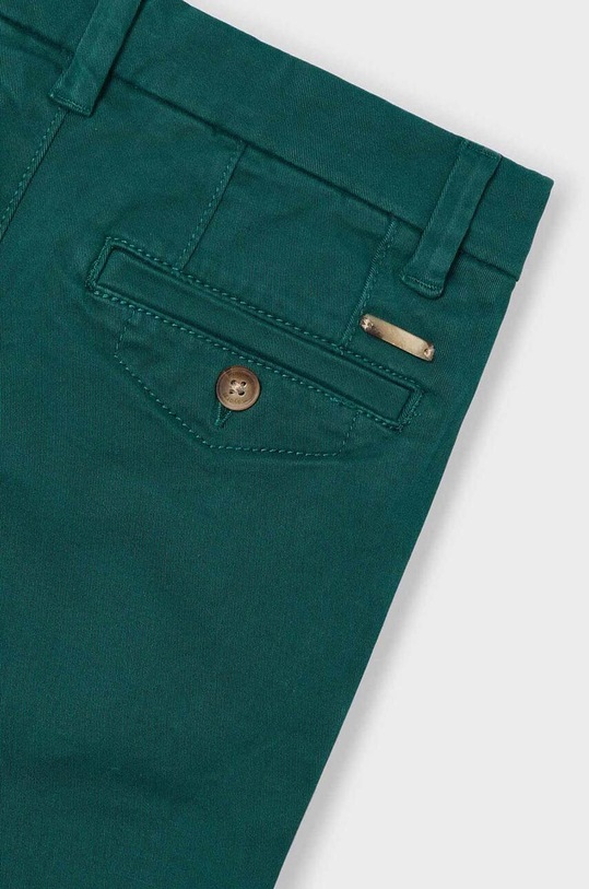 Mayoral pantaloni de bumbac pentru copii 513.5B.Mini.9BYH verde AW24