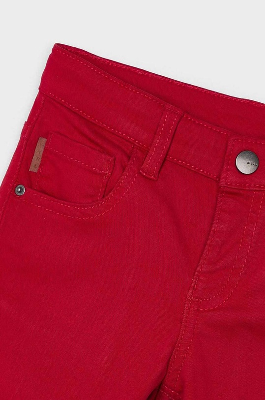 Mayoral pantaloni copii slim fit basic 517.5B.Mini.9BYH rosu AW24