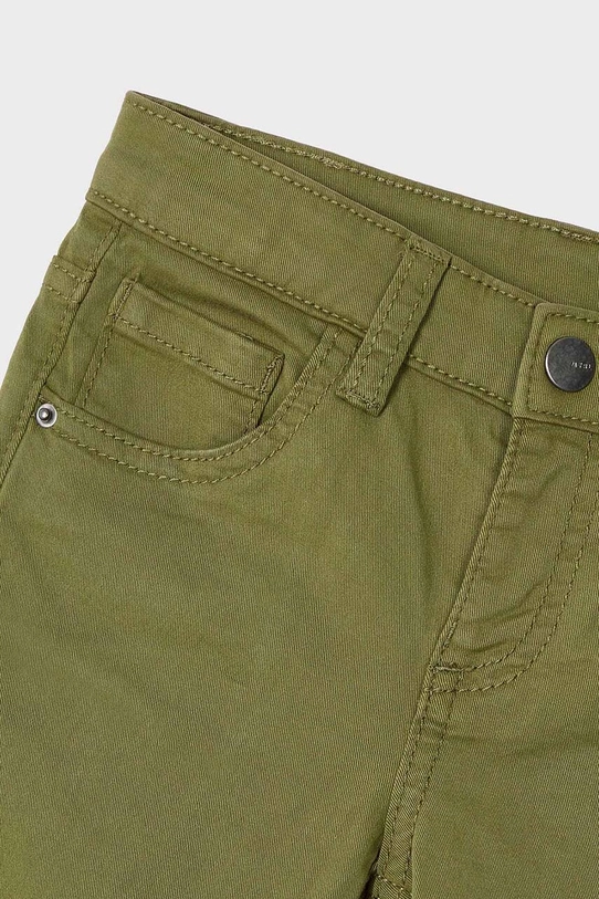 Mayoral pantaloni copii slim fit basic 517.5B.Mini.9BYH verde AW24