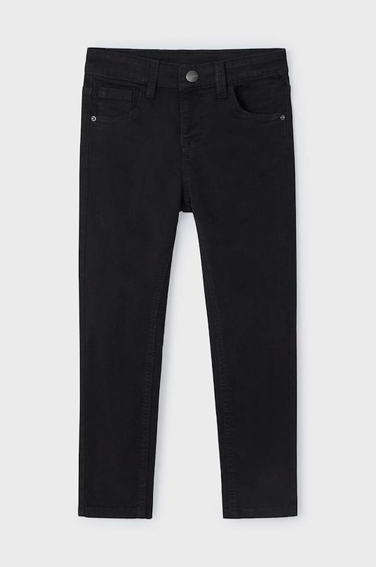 Детские брюки Mayoral slim fit basic с эластаном чёрный 517.5B.Mini.9BYH