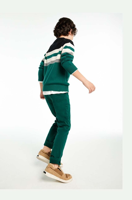 Dětské kalhoty Mayoral tyrkysová 530.7A.Junior.9BYH