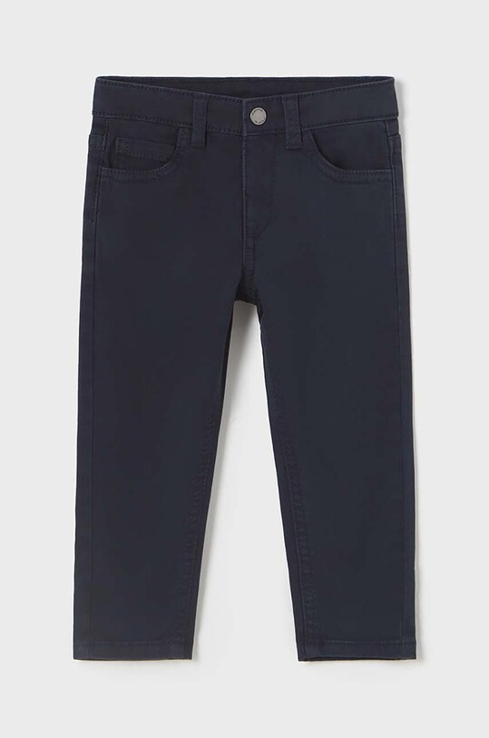 Детские хлопковые брюки Mayoral slim fit basic хлопок тёмно-синий 563.3F.Baby.9BYH