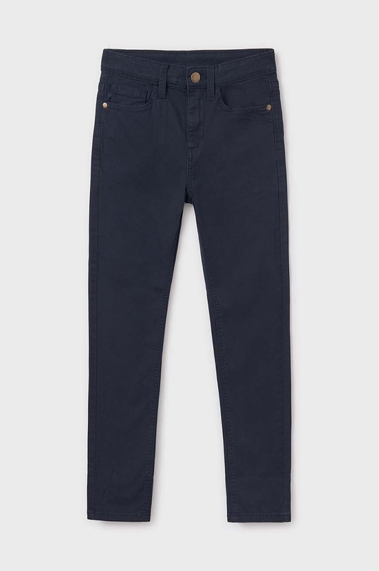 Dětské kalhoty Mayoral slim fit basic látka námořnická modř 582.7C.Junior.9BYH