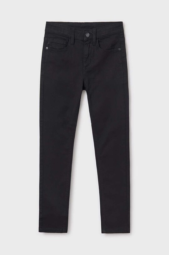 Mayoral pantaloni copii slim fit basic 582.7C.Junior.9BYH negru AW24