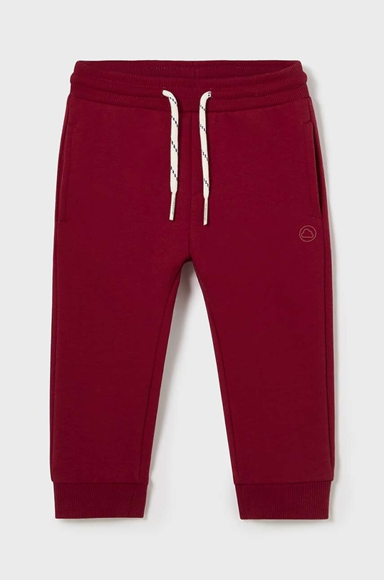 Dětské tepláky Mayoral pletenina burgundské 704.3E.Baby.9BYH
