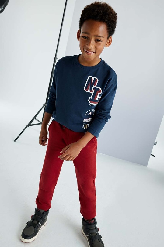 Mayoral pantaloni de trening pentru copii burgundia 705.7A.Junior.9BYH