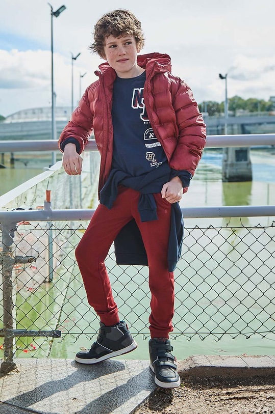 Mayoral pantaloni de trening pentru copii 705.7A.Junior.9BYH burgundia