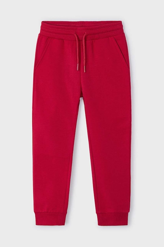 Dětské tepláky Mayoral pletenina červená 725.5E.Mini.9BYH