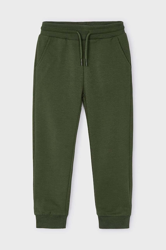 Dětské tepláky Mayoral pletenina zelená 725.5E.Mini.9BYH