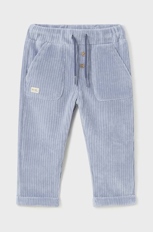 Dětské kalhoty Mayoral pletenina modrá 2542.3F.Baby.9BYH