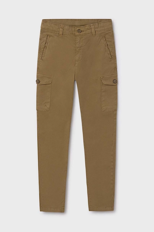 Mayoral pantaloni copii cargo slim 7533.7B.Junior.9BYH galben AW24