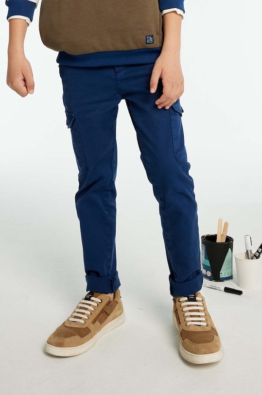 Dětské kalhoty Mayoral cargo slim námořnická modř 7533.7B.Junior.9BYH