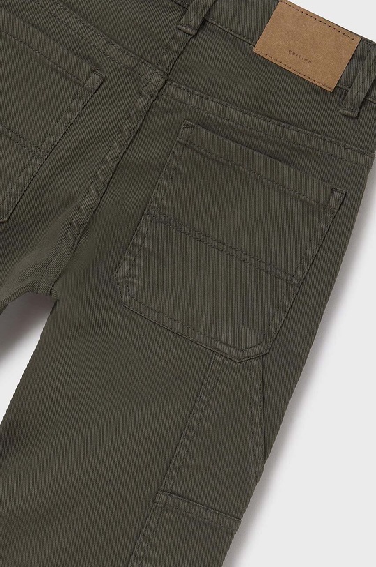 Mayoral spodnie dziecięce worker 7535.7C.Junior.9BYH zielony AW24