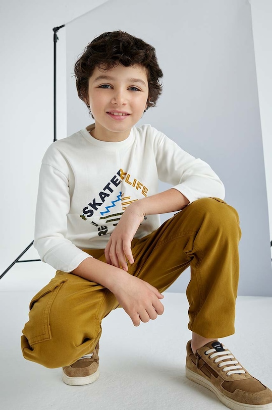 Детские брюки Mayoral cargo broken коричневый 7541.7E.Junior.9BYH