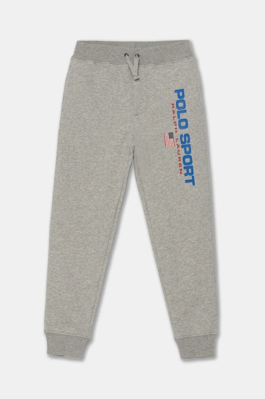 Polo Ralph Lauren spodnie dresowe dziecięce z elastanem szary 323962123002