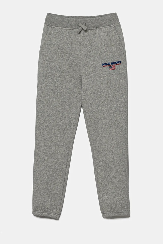 Polo Ralph Lauren pantaloni tuta bambino/a applique grigio 323962124001