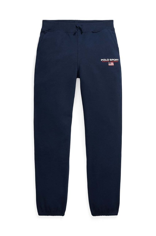 Detské tepláky Polo Ralph Lauren pletenina tmavomodrá 323962124002