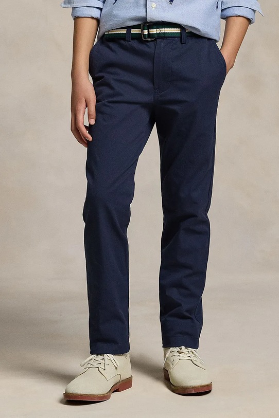 Παιδικό παντελόνι Polo Ralph Lauren σκούρο μπλε 323855394001