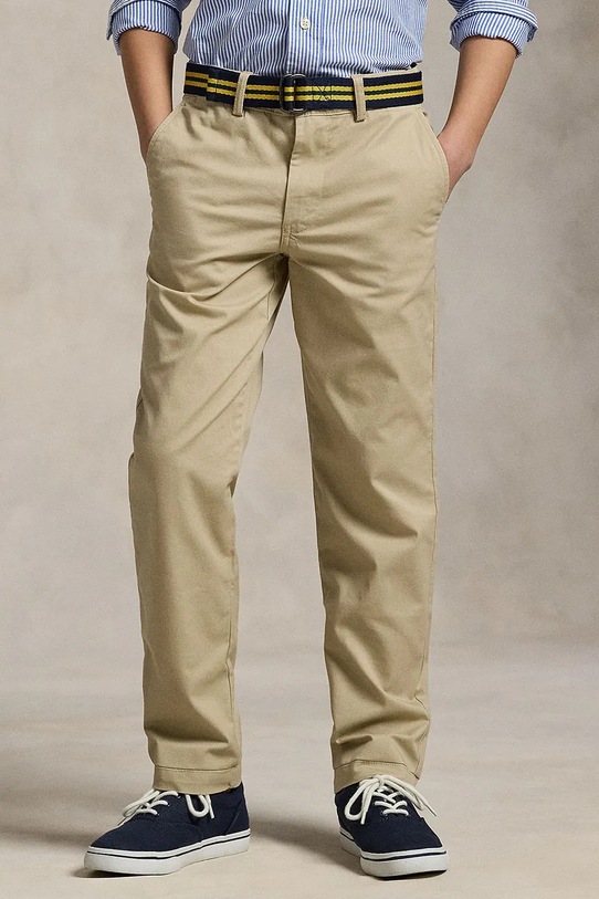 CHLAPEC Dětské kalhoty Polo Ralph Lauren 323855394002 béžová