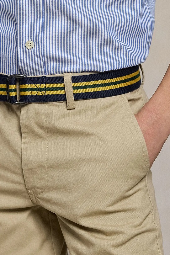 Dětské kalhoty Polo Ralph Lauren béžová 323855394002