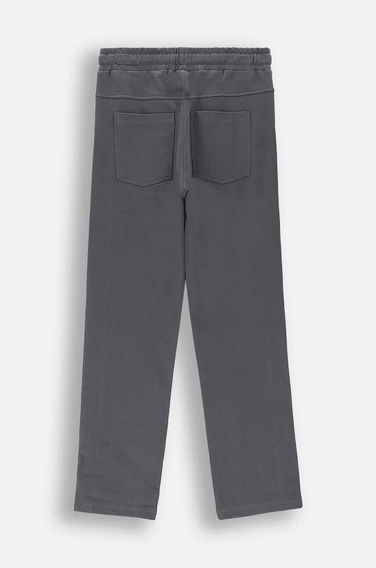 Coccodrillo spodnie dresowe bawełniane dziecięce ZC4120104ABJ szary AW24