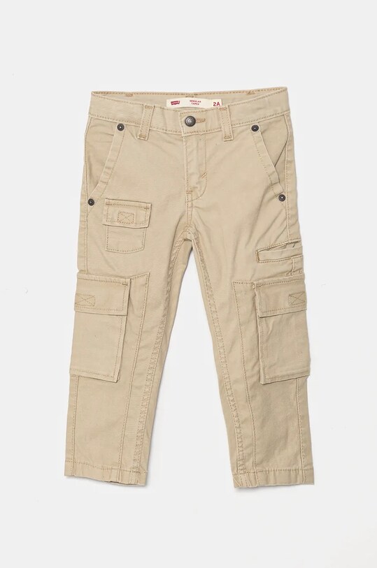 Levi's pantaloni copii REGULAR TAPER CARGO panza bej 8EL222