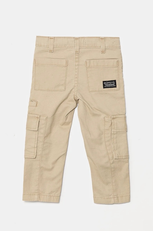 Дитячі штани Levi's REGULAR TAPER CARGO 8EL222 бежевий AW24