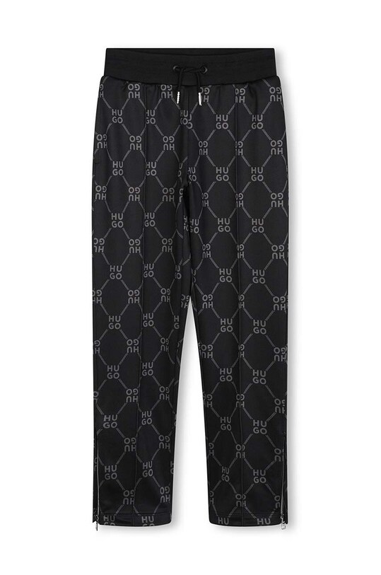 HUGO spodnie dziecięce G00182.114.150 czarny AW24