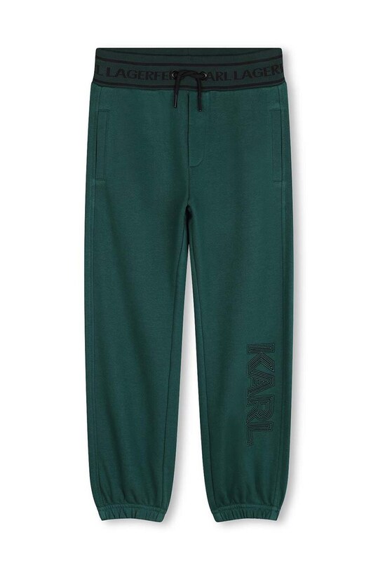 Dětské tepláky Karl Lagerfeld Z30262.162.174 zelená AW24